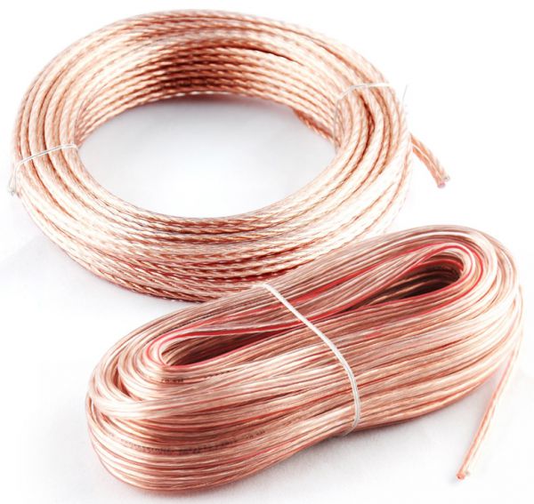 Кабель Kicx SCC-1812 Акустический кабель, 18AWG, 12м, прозрачный