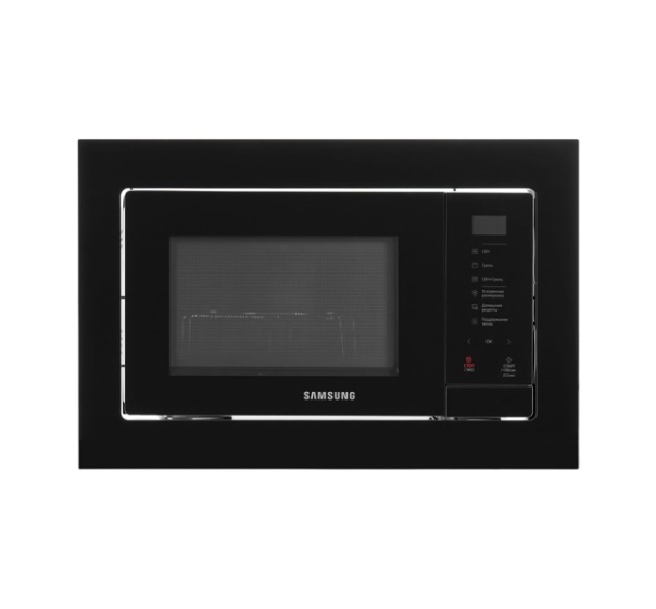 Встраиваемая микроволновая печь Samsung MG20A7118AK/BW черный