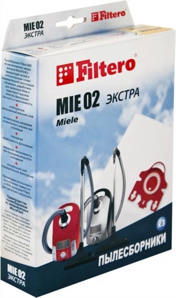 Пылесборник Filtero MIE 02 (4) Extra пятислойные, 3 шт.