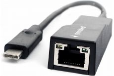 Сетевой адаптер Gembird A-CM-LAN-01 сетевая карта USB Type-C, черный